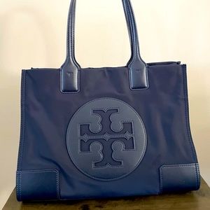 Tory Burch Blue Ella Mini Tote NO TRADES